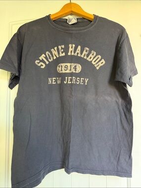 Short Sleeve Tee in Faded Slate Blue